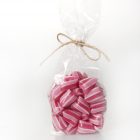 raspberry ZIG ZAG candies in bottom bags