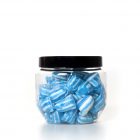140g of candies in plastic jars - blueberry