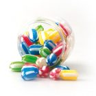 140g of candies in plastic jars - multifruit
