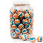 Irn-Bru ball lollipops 25g in plastic jar
