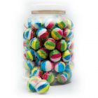 multifruit ball lollipops 25g in plastic jar