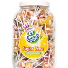 Sugarfree lollipops 8g - Fruit Mix - Jar 170 pcs x 8g