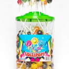 Ball candies 8g - Fruit mix - Tube/display 200 pcs x 8g